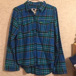 🆕 Like new plaid Gilly Hicks button up, worn once